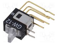 ROCKER; SPDT; Pos: 2; ON-ON; 0.1A/28VAC; 0.1A/28VDC; transparent NKK SWITCHES