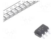 IC: analog switch; demultiplexer,multiplexer; Ch: 1; SC88A ONSEMI