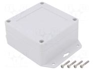 Enclosure: multipurpose; X: 90mm; Y: 90mm; Z: 45mm; ZP; ABS; gasket KRADEX