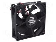 Fan: DC; axial; 24VDC; 92x92x25mm; 67.8m3/h; 25dBA; ball; 2400rpm PANASONIC