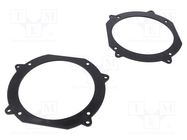 Speaker frame; 130mm; Volvo; Volvo 740 1984->1992; 2pcs. ACV