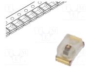 LED; SMD; 0402; yellow; 60mcd; 1x0.5x0.5mm; 120°; 2÷2.5V; 20mA; 125mW LUMEX