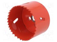 Hole saw; 64mm; Thread: 5/8" YATO