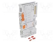 Internal data bus extension; for DIN rail mounting; 750/753 WAGO