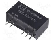 Converter: DC/DC; 2W; Uin: 4.5÷5.5V; Uout: 15VDC; Uout2: -9VDC; SIP7 XP POWER