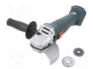 Angle grinder; MTB.625367000,MTB.625368000; 125mm METABO