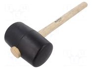 Hammer; 380mm; 1.22kg; 90mm; round; rubber; wood; Shore hardness: 90 STAHLWILLE