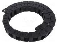 Cable chain; 10; Bend.rad: 75mm; L: 1006mm; non-openable frames IGUS