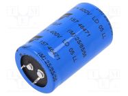 Capacitor: electrolytic; SNAP-IN; 470uF; 400VDC; Ø30x50mm; ±20% 