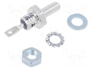Diode: rectifying; 1kV; 25A; cathode to stud; DO203AA,DO4; 1.3V VISHAY
