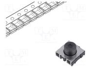 Microswitch TACT; SPST-NO; Pos: 2; 0.05A/42VDC; SMT; none; 2.2N SCHURTER