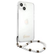 Guess GUHCP13SKPSWH iPhone 13 mini 5.4&quot; Transparent hardcase White Pearl, Guess