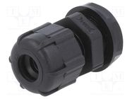 Cable gland; M12; 1.5; IP68; polyamide; black; UL94V-2 BM GROUP