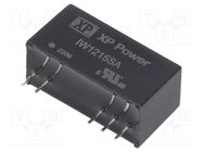 Converter: DC/DC; 1W; Uin: 9÷18V; Uout: 15VDC; Iout: 67mA; SIP; 650kHz XP POWER