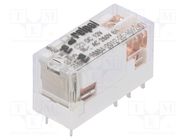 Relay: electromagnetic; DPDT; Ucoil: 12VDC; 8A; 8A/250VAC; 8A/24VDC RELPOL