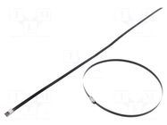 Cable tie; L: 200mm; W: 7.9mm; stainless steel AISI 304; 800N BM GROUP