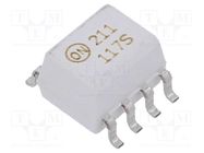 Optocoupler; SMD; Ch: 1; OUT: transistor; Uinsul: 2.5kV; Uce: 30V; SO8 ONSEMI