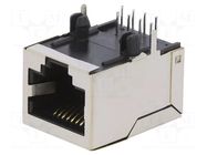 Connector: RJ45; socket; PIN: 8; Cat: 5; shielded; 8p8c; THT; angled ENCITECH