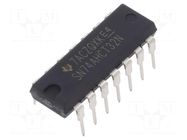 IC: digital; OR; Ch: 4; IN: 2; CMOS,TTL; THT; DIP14; 4.5÷5.5VDC; tube TEXAS INSTRUMENTS