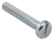 SCREW, SLT, PAN, STEEL, BZP, M3X25,PK100