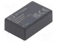 Converter: DC/DC; 3W; Uin: 18÷36VDC; Uout: 9VDC; Iout: 333mA; THT; JCB XP POWER