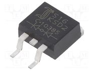 Diode: rectifying; SMD; 800V; 8Ax2; 1.5us; D2PAK; Ufmax: 1.1V; Ir: 5uA DIOTEC SEMICONDUCTOR