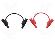 Test lead; Len: 0.2m; red and black GW INSTEK