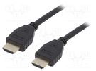 Cable; HDCP 2.2,HDMI 2.1; HDMI plug,both sides; PVC; Len: 2m Goobay