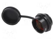 Connector: circular; socket; male; PIN: 20; IP67; SA28; 5A; 400V WEIPU