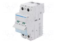 Switch-disconnector; Poles: 2; for DIN rail mounting; 125A; IP20 HAGER