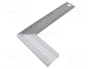 Try square; 250x140mm; fitted with graduated scale STANLEY
