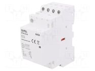 Contactor: 4-pole installation; 25A; 230VAC; NC x4; -5÷60°C ZAMEL