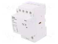 Contactor: 4-pole installation; 40A; 24VAC,24VDC; NO x4; STM ZAMEL
