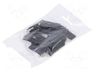 Cap for LED profiles; black; 20pcs; ABS; BACK10 TOPMET