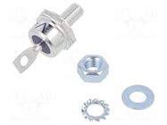Diode: rectifying; 1.2kV; 40A; anode to stud; DO203AB,DO5; 1.3V VISHAY