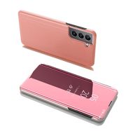 Clear View Case Flip Cover for Samsung Galaxy S22 + (S22 Plus) pink, Hurtel