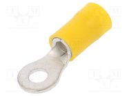 Tip: ring; M4; Ø: 4.3mm; 4÷6mm2; crimped; for cable; insulated; 130°C BM GROUP