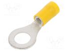 Tip: ring; M8; Ø: 8.4mm; 4÷6mm2; crimped; for cable; insulated; 130°C BM GROUP