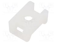 Holder; screw; polyamide; UL94V-2; natural; Tie width: 3.6mm BM GROUP