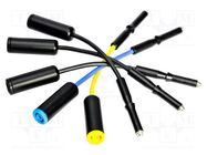 Voltage adapter; banana socket,M4/M6 thread; 5pcs. SONEL