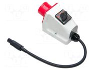 Adapter for three phase sockets; 16A; IEC plug; 265V; IP40 SONEL