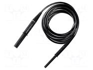 Test lead; banana plug 4mm,both sides; shielded; Urated: 11kV SONEL
