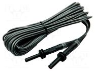 Test lead; banana plug 4mm,both sides; shielded; Urated: 5kV SONEL