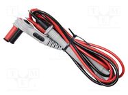 Test leads; black,red; 2pcs. SONEL