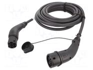 Cable: eMobility; 1x0.5mm2,5x6mm2; 480V; 22kW; IP44; three-phase HARTING