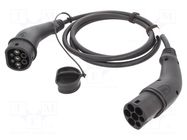 Cable: eMobility; 1x0.5mm2,3x6mm2; 250V; 7.4kW; IP44; three-phase HARTING