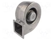 Fan: AC; blower; 230VAC; 227x248x130mm; 600m3/h; 72dBA; ball; IP44 EBM-PAPST