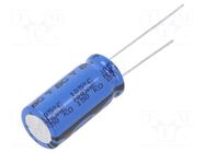Capacitor: electrolytic; THT; 470uF; 63VDC; Ø12.5x25mm; Pitch: 5mm VISHAY