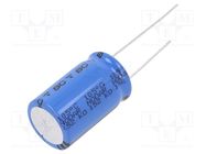 Capacitor: electrolytic; THT; 100uF; 250VDC; Ø16x25mm; Pitch: 7.5mm VISHAY