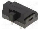 Switch: slide; Pos: 2; DPDT; 0.1A/30VDC; ON-ON; THT; -15÷60°C; SS NKK SWITCHES
